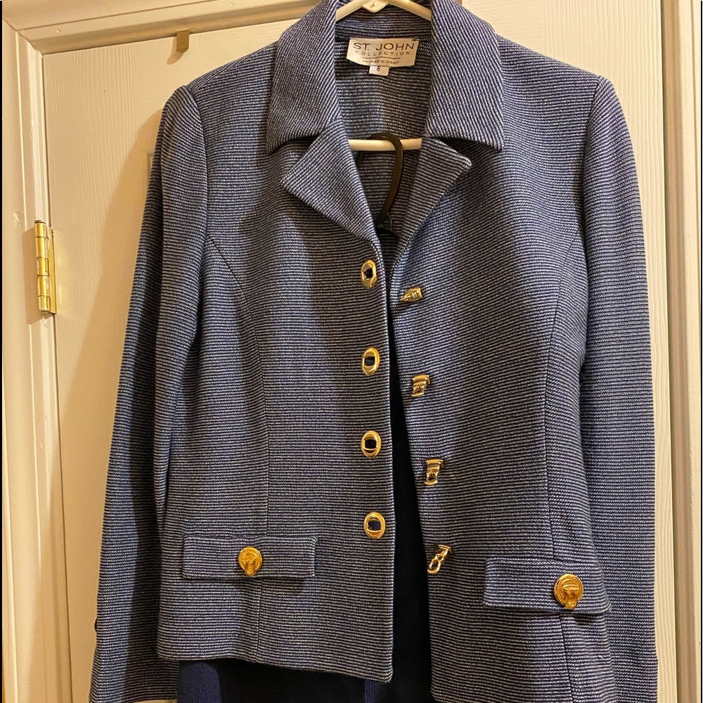 St John sweater suit